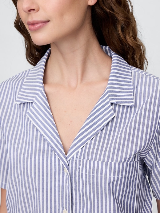 Image number 4 showing, Poplin PJ Shirt