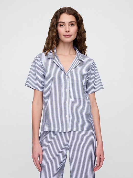 Image number 1 showing, Poplin PJ Shirt