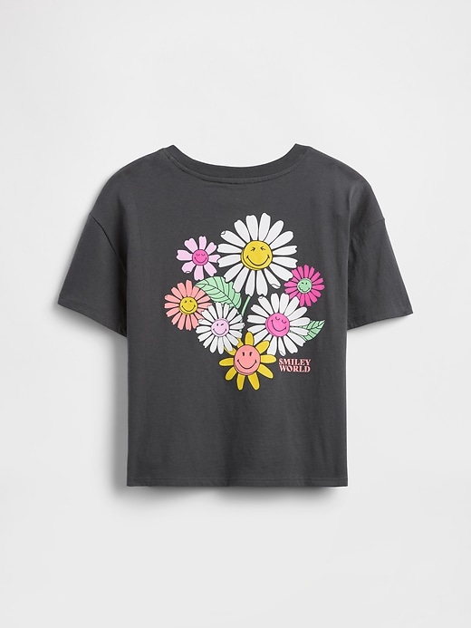 Image number 2 showing, GapKids &#124 SmileyWorld&#174 Oversized Graphic T-Shirt