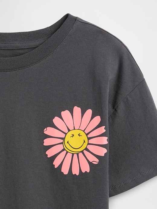 Image number 3 showing, GapKids &#124 SmileyWorld&#174 Oversized Graphic T-Shirt