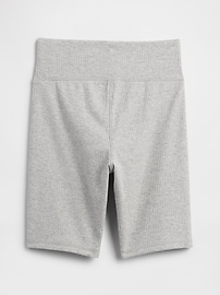 Kids Ribbed Bike Shorts