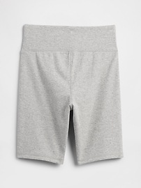 Kids Ribbed Bike Shorts