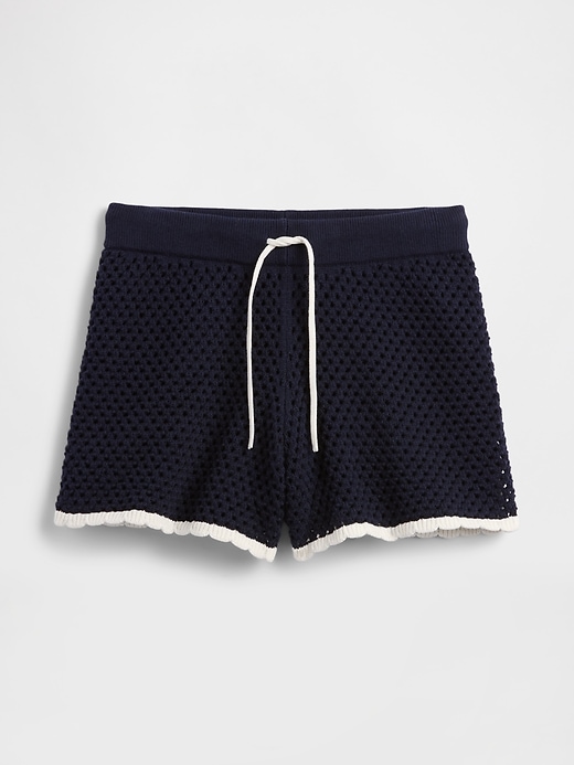Image number 5 showing, Crochet Pull-On Sweater Shorts