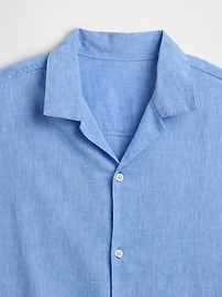 Linen-Blend Vacay Shirt in Standard Fit