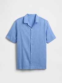 Linen-Blend Vacay Shirt in Standard Fit