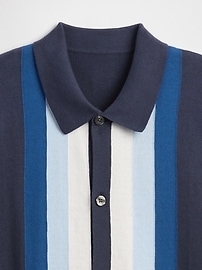 Stripe Sweater Shirt in Standard Fit