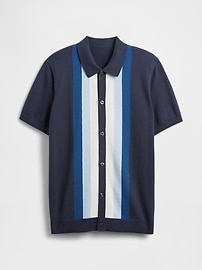 Stripe Sweater Shirt in Standard Fit