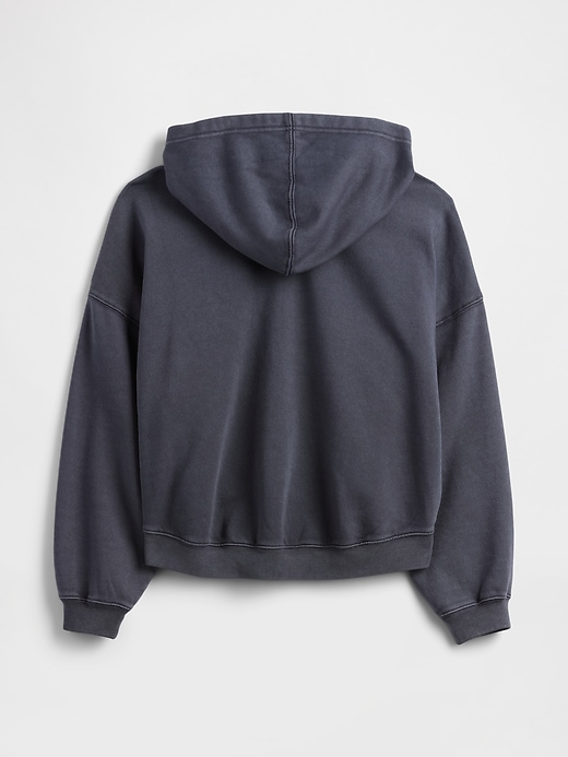 Image number 6 showing, Relaxed Gap Mini-Logo Cropped Hoodie
