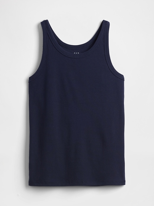 Image number 5 showing, Ribbed Scoopneck Tank Top