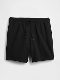 6" Relaxed Seersucker Swim Trunks