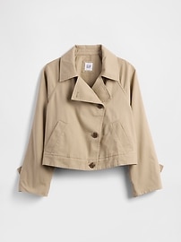 Cropped Modern Trench
