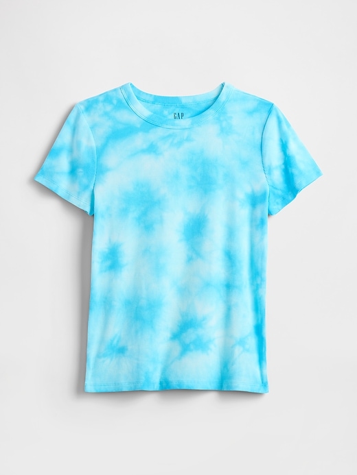 Image number 5 showing, Ribbed Tie-Dye Crewneck T-Shirt
