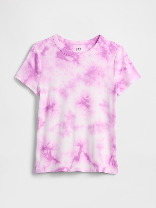 Image number 5 showing, Ribbed Tie-Dye Crewneck T-Shirt