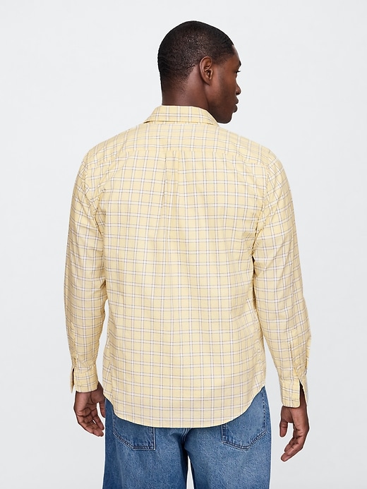 Image number 2 showing, Stretch Poplin Shirt in Standard Fit