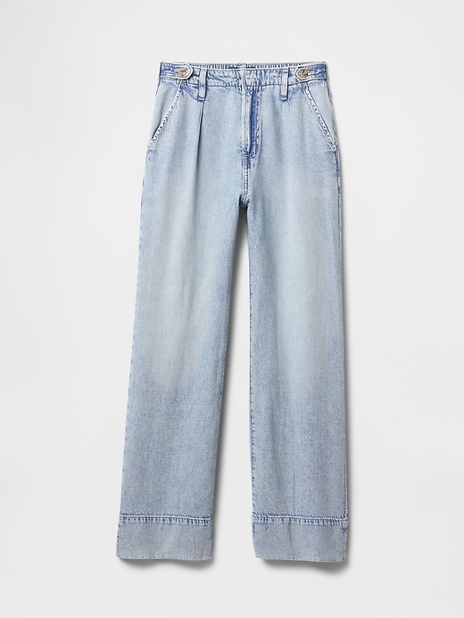 Image number 7 showing, High Rise SuperLight Wide-Leg Jeans