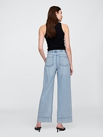 High Rise SuperLight Wide-Leg Jeans