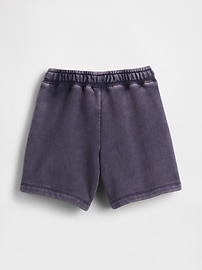 babyGap Relaxed Washed-Fleece Pull-On Shorts