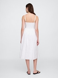 Eyelet Midi Dress