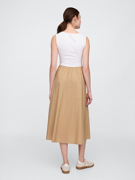 Image number 2 showing, Boatneck Midi Dress