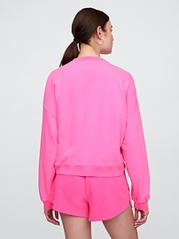 Oversized French Terry V-Neck Sweatshirt