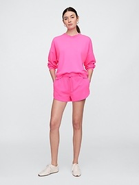 Oversized French Terry V-Neck Sweatshirt