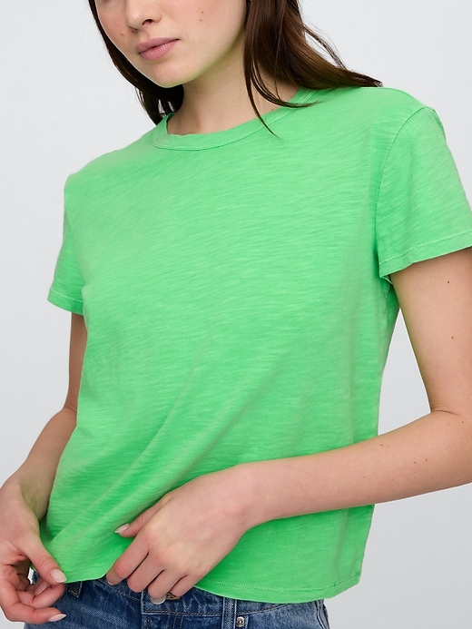 Image number 4 showing, ForeverSoft Shrunken Crewneck T-Shirt