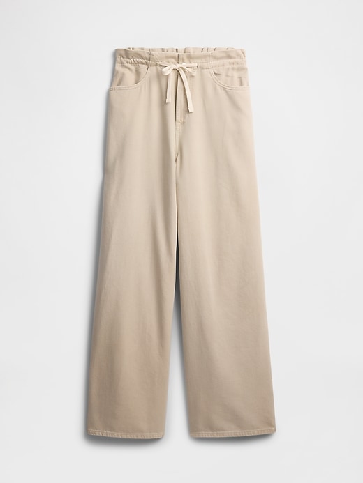 Image number 7 showing, High Rise SuperLight Pull-On Baggy Jeans