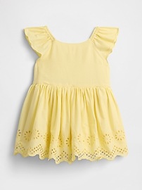 Baby Eyelet Two-Piece Outfit Set