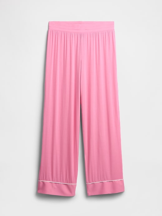 Image number 4 showing, Modal Wide-Leg PJ Pants
