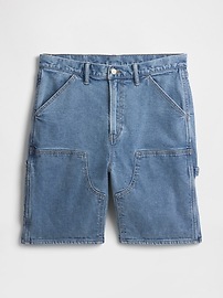 9" Denim Carpenter Shorts