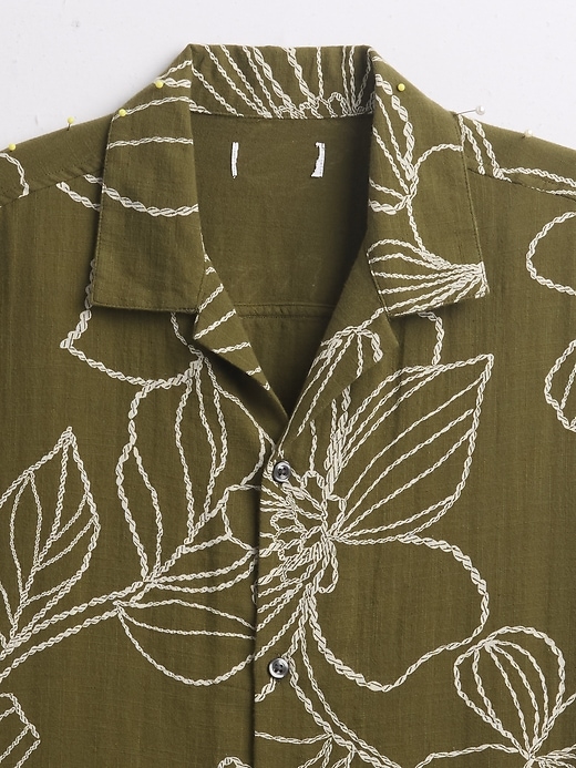 Image number 4 showing, Gauze Vacay Shirt in Standard Fit