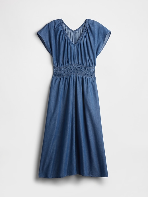 Image number 6 showing, Smocked V-Neck Maxi Dress