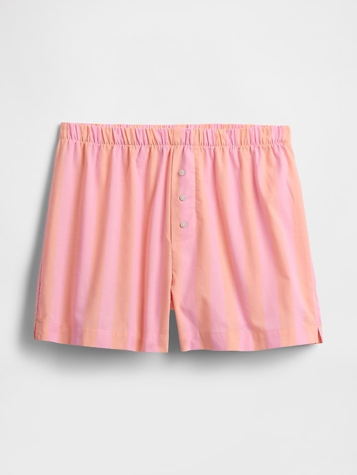 Image number 4 showing, Relaxed Stripe Poplin PJ Boxer Shorts