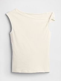 Sleeveless One-Shoulder Top