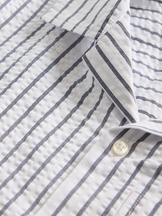 Image number 4 showing, Seersucker Shirt in Boxy Fit