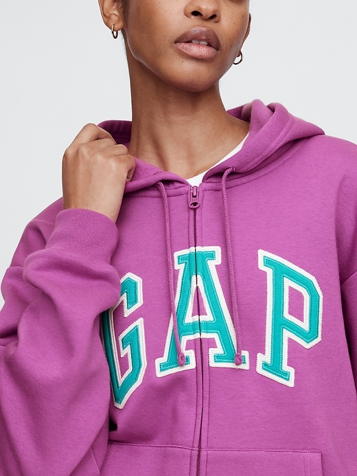 Image number 4 showing, Relaxed Gap Logo Zip Hoodie