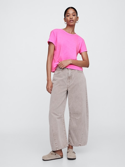 Image number 3 showing, ForeverSoft Shrunken Crewneck T-Shirt