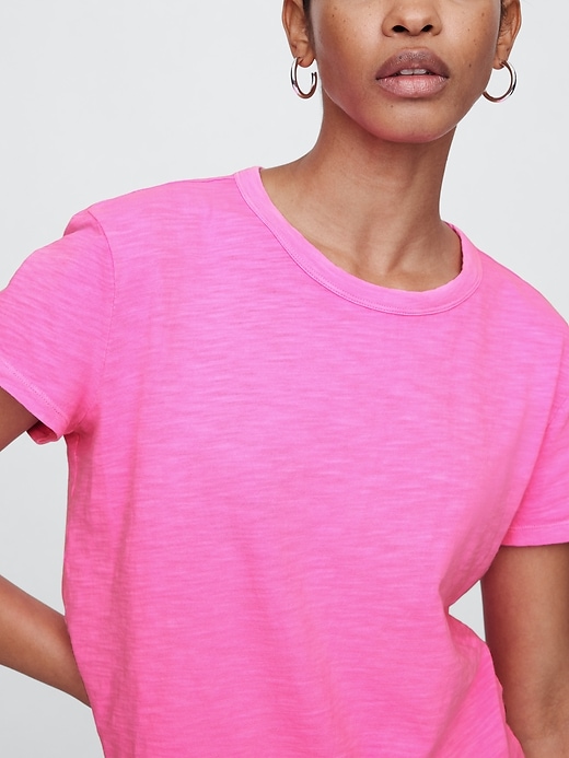 Image number 4 showing, ForeverSoft Shrunken Crewneck T-Shirt