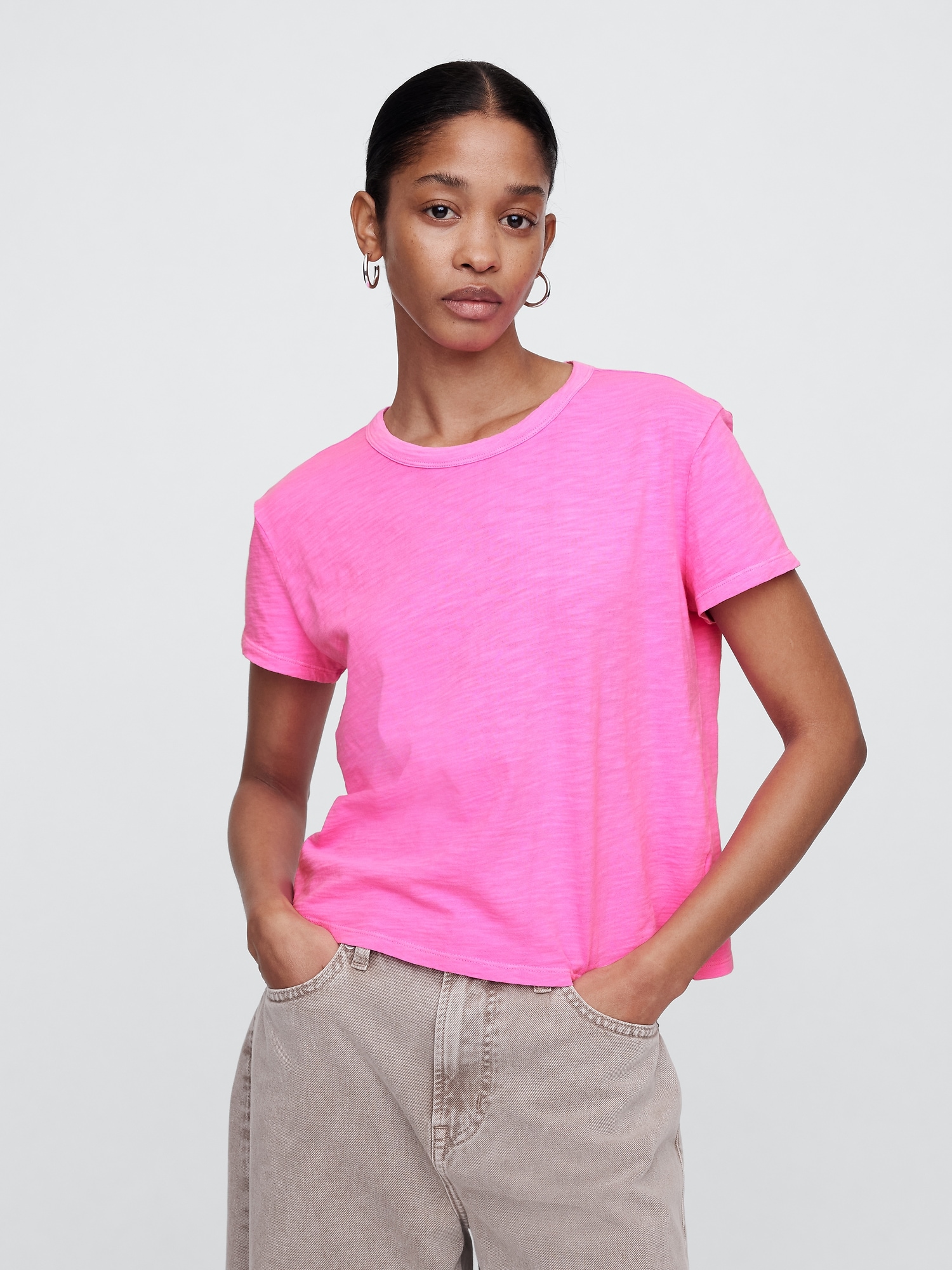 ForeverSoft Shrunken Crewneck T-Shirt