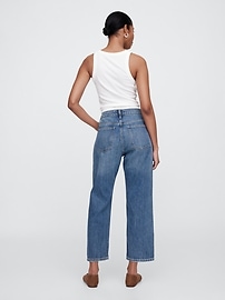 Low Rise SuperSoft Relaxed Straight Crop Jeans