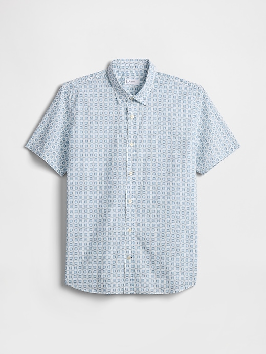 Image number 5 showing, Stretch Poplin Shirt in Standard Fit