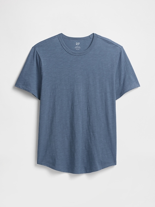 Image number 5 showing, Lived-In Curved Hem Crewneck T-Shirt