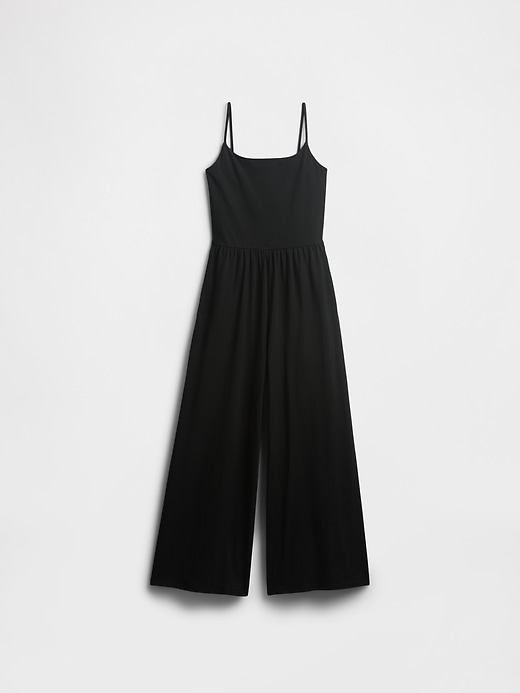 Image number 6 showing, Stretch Jersey Wide-Leg Jumpsuit