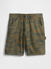 9" Denim Carpenter Shorts
