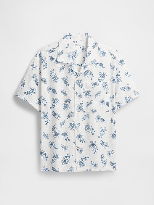 Image number 5 showing, Seersucker Shirt in Boxy Fit