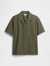Seersucker Shirt in Boxy Fit