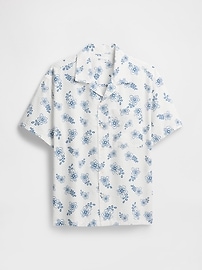 Seersucker Shirt in Boxy Fit