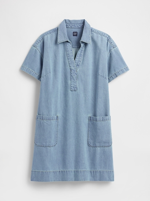 Image number 6 showing, Oversized Denim Shirtdress