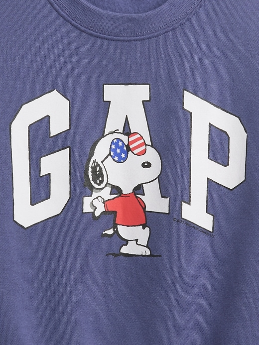 Image number 3 showing, babyGap &#124 Peanuts Relaxed Logo Sweatshirt