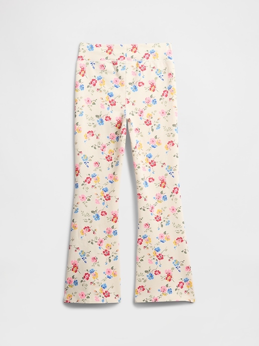 Image number 2 showing, Kids Stretch Jersey Flare Leggings
